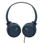 JVC HAS33UC Auscultadores Com fios Fita de cabeça Chamadas Música USB Type-C Preto, Azul