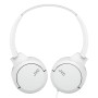 JVC HA-S33UC Auscultadores Com fios Fita de cabeça Chamadas Música USB Type-C Branco