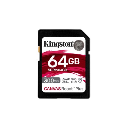 Kingston Technology Canvas React Plus 64 GB SD UHS-II Classe 10