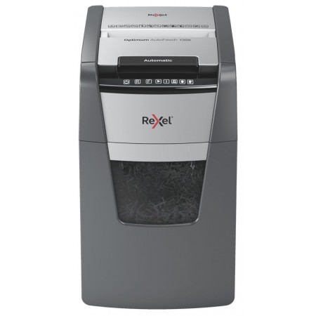 Rexel Optimum AutoFeed+ 130X paper shredder Cross shredding 55 dB 22 cm Black, Silver