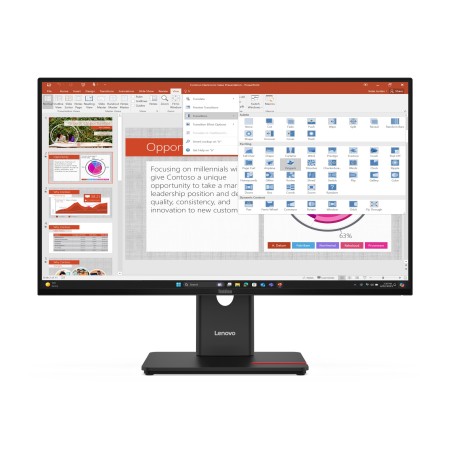 Lenovo ThinkVision T27-40 LED display 68,6 cm (27") 1920 x 1080 pixels Full HD Preto