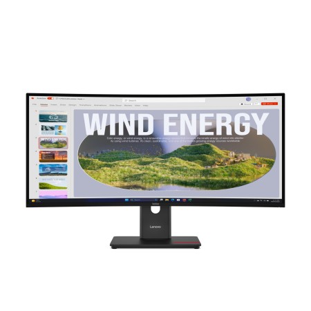 Lenovo ThinkVision T34WD-40 LED display 86,4 cm (34") 3440 x 1440 pixels Wide Quad HD+ Preto