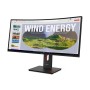 Lenovo ThinkVision T34WD-40 LED display 86,4 cm (34") 3440 x 1440 pixels Wide Quad HD+ Preto
