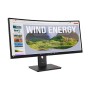 Lenovo ThinkVision T34WD-40 LED display 86,4 cm (34") 3440 x 1440 pixels Wide Quad HD+ Preto