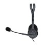 Logitech 981-000593 auscultador Auscultadores Com fios Fita de cabeça Escritório Call center Preto