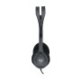 Logitech 981-000593 auscultador Auscultadores Com fios Fita de cabeça Escritório Call center Preto