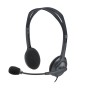 Logitech 981-000593 auscultador Auscultadores Com fios Fita de cabeça Escritório Call center Preto