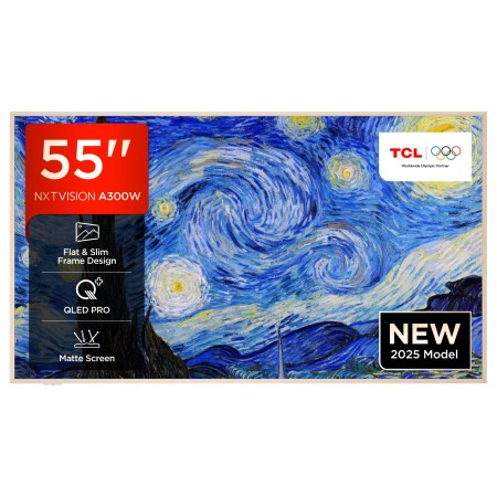 TCL 55A300W-UK TV 139,7 cm (55") 4K Ultra HD Smart TV Wi-Fi Branco 450 cd m²
