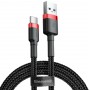 Baseus Cafule USB cable 2 m USB A USB C Black, Red