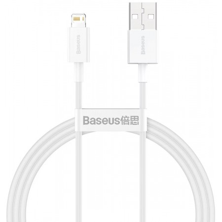 Baseus CALYS-A02 mobile phone cable White 1 m USB A Lightning