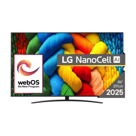 LG NanoCell AI 86NANO81A3A TV 2,18 m (86") 4K Ultra HD Smart TV Wi-Fi Preto