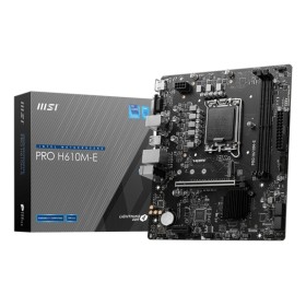 MSI PRO H610M-E motherboard Intel H610 LGA 1700 micro ATX MSI PRO H610M-E motherboard Intel H610 LGA 1700 micro ATX