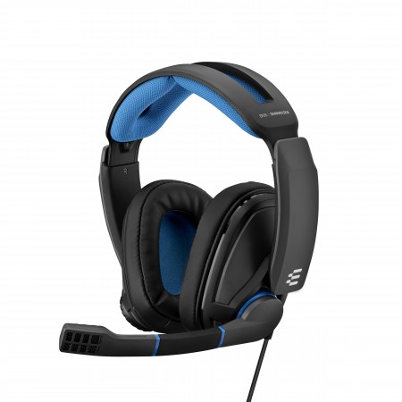 EPOS | SENNHEISER GSP 300 Auscultadores Com fios Fita de cabeça Jogos Preto, Azul