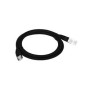 A-LAN KKU5CZA0.5 networking cable Black 0.5 m Cat5e U/UTP (UTP)
