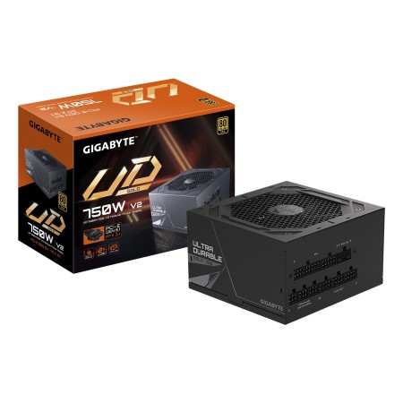 GIGABYTE UD750GM PG5 V2 fonte de alimentação 750 W 20+4 pin ATX ATX Preto