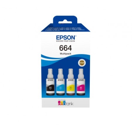 Epson C13T66464A tinteiro 4 unidade(s) Original Preto, Ciano, Magenta, Amarelo