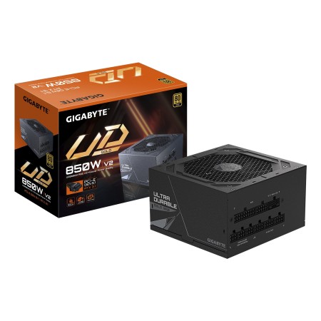 GIGABYTE UD850GM PG5 V2 fonte de alimentação 850 W 20+4 pin ATX ATX Preto