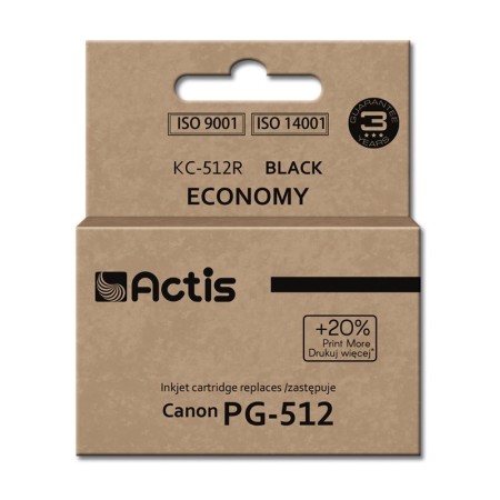 Actis KC-512R ink for Canon printer- Canon PG-512 replacement- Standard- 15 ml- black