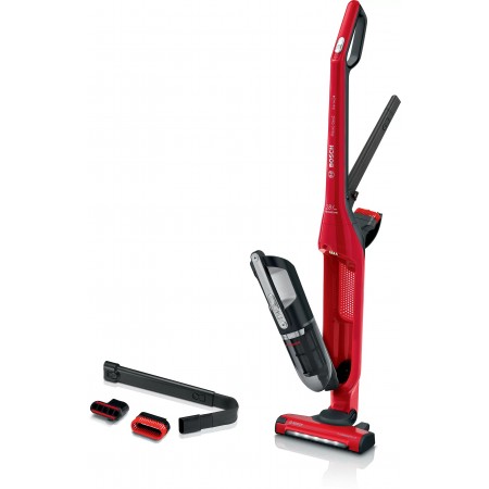 Bosch Serie 4 BBH3ZOO28 vassoura elétrica & aspirador vertical Bateria Seco Sem bolsa 0,4 l Vermelho 2,15 Ah