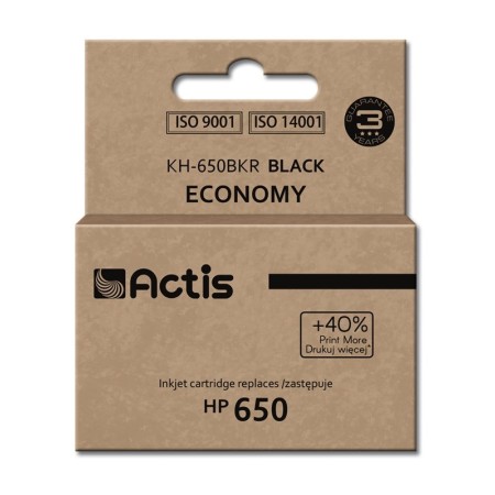Actis KH-650BKR Ink (replacement for HP 650 CZ101AE- Standard- 15 ml- black)