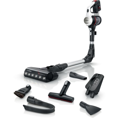 Bosch BSS711W vassoura elétrica & aspirador vertical Bateria Seco Sem bolsa 0,3 l Preto, Prateado, Branco