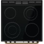 Gorenje GECS6B71CLB Fogão independente A Eléctrico Cerâmica Preto