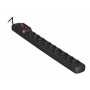 Activejet ACJ COMBO 9GN 3M black power strip with cord