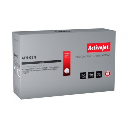 Activejet ATH-05N Toner (replacement for HP 05A CE505A, Canon CRG-719- Supreme- 3500 pages- black)