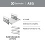 Electrolux TR3LFV peça & acessório de forno Guia telescópica Aço inoxidável