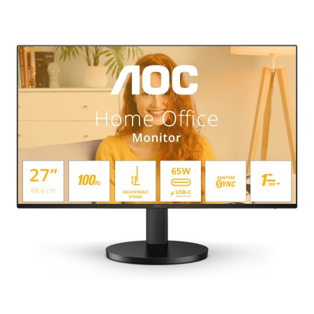 AOC B3 Q27B3CF2 monitor de ecrã 68,6 cm (27") 2560 x 1440 pixels Quad HD Preto