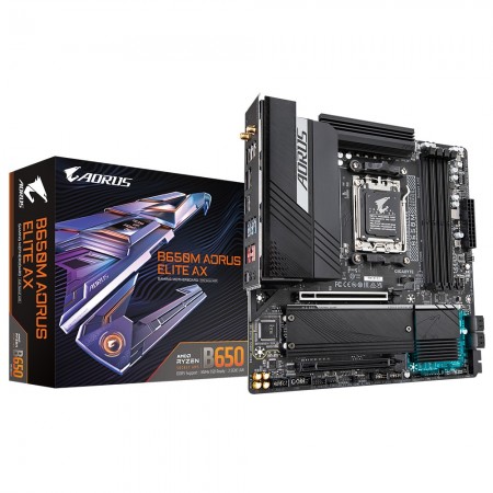 GIGABYTE B650M AORUS ELITE AX motherboard AMD B650 Ranhura AM5 micro ATX