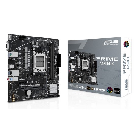 ASUS PRIME A620M-K AMD A620 Ranhura AM5 micro ATX