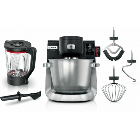 Bosch Serie 6 MUMS6ZS17 robô de cozinha 1600 W 5,5 l Preto, Aço inoxidável