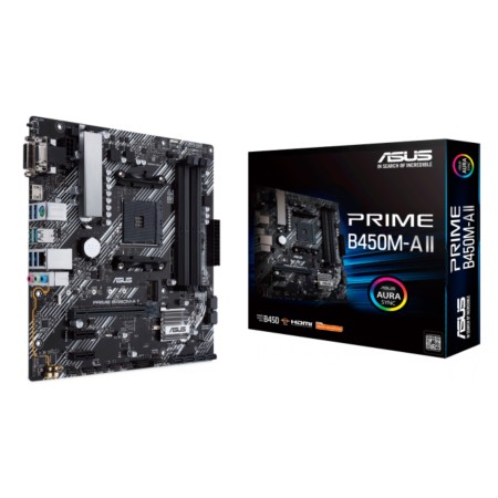ASUS PRIME B450M-A II AMD B450 Socket AM4 micro ATX