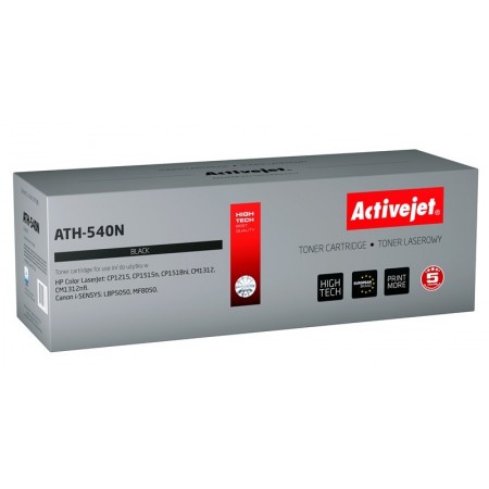 Activejet ATH-540N Toner (replacement for HP 125A CB540A, Canon CRG-716B- Supreme- 2400 pages- black)