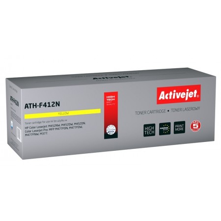 Activejet ATH-F412N toner (replacement for HP 410A CF412A- Supreme- 2300 pages- yellow)