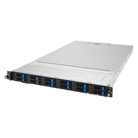 ASUS RS700A-E12-RS12U Socket SP5 Rack (1U) Preto, Aço