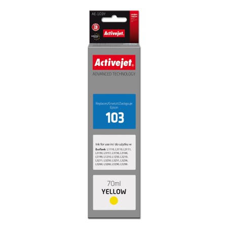 Activejet AE-103Y ink (replacement Epson 103 C13T00S44A- Supreme- 70 ml- yellow)