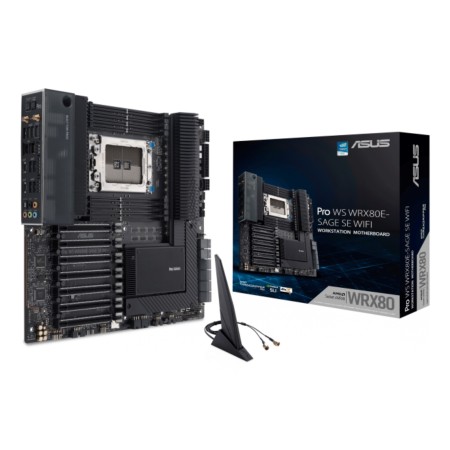 ASUS WRX80E-SAGE SE WIFI AMD WRX80 Socket SP3 ATX extensível