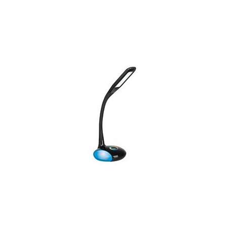 Activejet LED desk lamp VENUS BLACK with RGB base