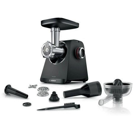 Bosch MFWS430B picador de carne 1900 W Preto, Prateado