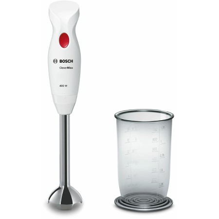 Bosch MSM24100 liquidificador Varinha mágica 400 W Aço inoxidável, Branco