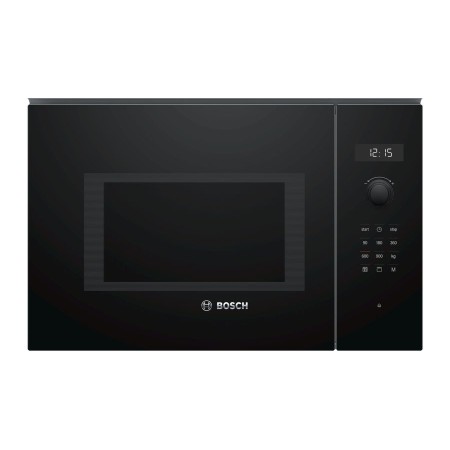 Bosch Serie 6 BEL554MB0 microondas Preto, Aço inoxidável Micro-ondas combinado Embutido 25 l 900 W