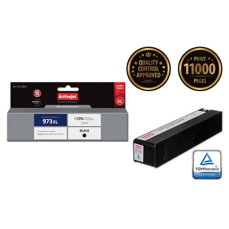 Activejet AH-973BRX ink (replacement for HP 973XL L0S07AE- Premium- 220 ml- black)