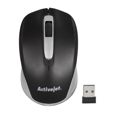 Activejet AMY-313 Mouse wireless USB (optical- 1200 DPI- black and gray)