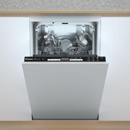 Candy Brava CDIH 2D949 Completamente embutido 9 talheres E