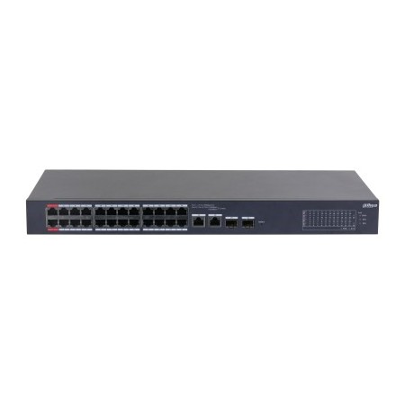 Dahua Technology DH-CS4226-24ET-240 switch de rede Gerido L2 Gigabit Ethernet (10 100 1000) Power over Ethernet (PoE) Preto
