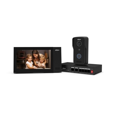 Dahua Technology DHI-VTO2111D-P-S3 intercomunicador vídeo 2 MP 17,8 cm (7") Preto
