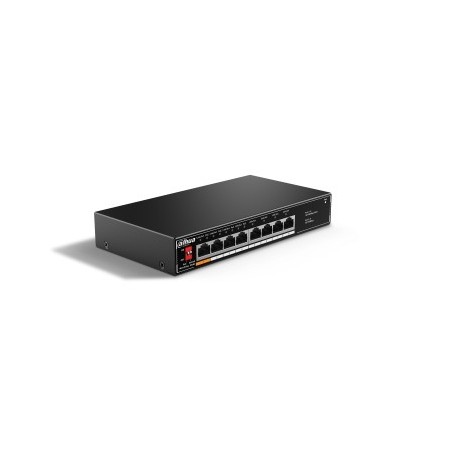 Dahua Technology PoE SF1008LP Não-gerido L2 Fast Ethernet (10 100) Power over Ethernet (PoE) Preto