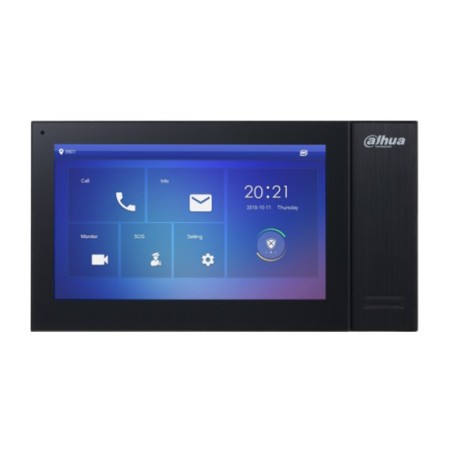 Dahua Technology VTH2421FB intercomunicador vídeo 17,8 cm (7") Preto